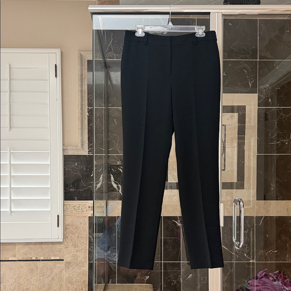Talbots Black Classic Straight-Leg Dress Pants